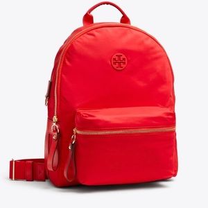 Tory Burch Red Backpack